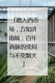 踏入西市场，方知济南味：百年商脉的变局与不变烟火